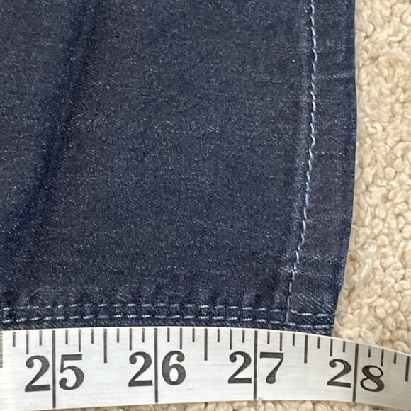 Hot In Hollywood Pull On Ankle Skinny Jeans Women's XL Blue Silky Denim Stretch - Picture 5 of 9